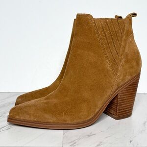 Marc Fisher Gadri Brown Suede Bootie 9 1/2